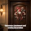 DIY Heimdekoration Nähen Weihnachtssteppdecke Schleifen-Set, 3D Handgemachtes Dekorationsobjekt, Vorgeschnittene Bastelmaterialien für Anfänger Stoff Und Schritt-für-Schritt-Anleitung