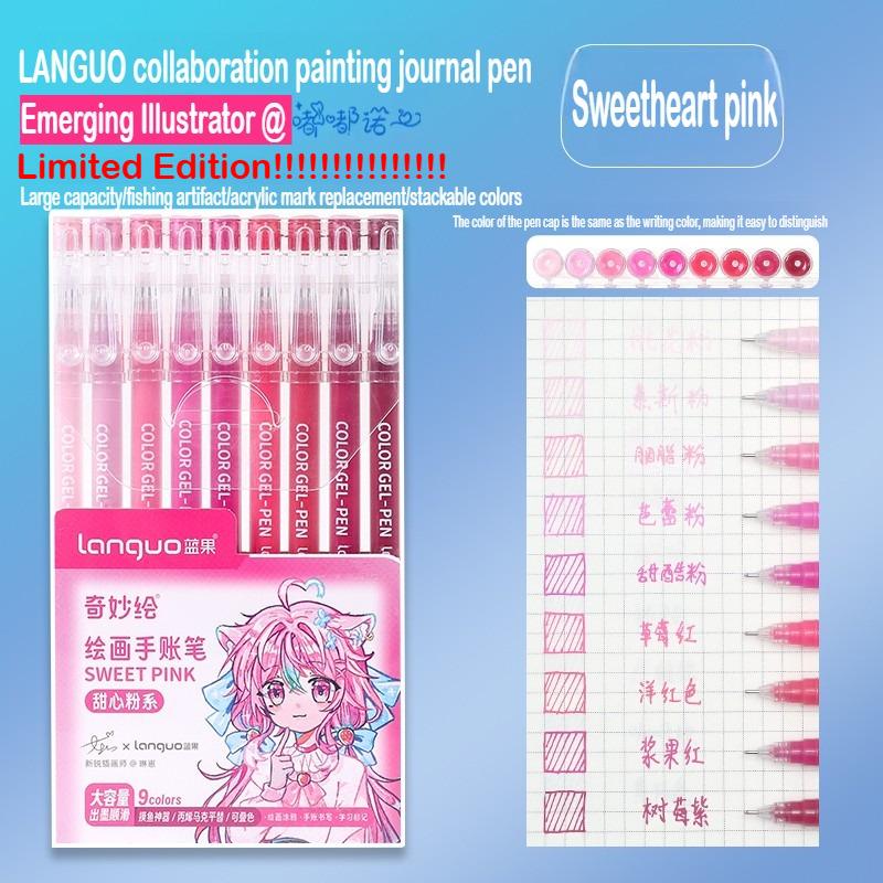 Languo 216 Colori Penna Manuale Multicolore 1,0 mm Colore Morandi Set di Penne Gel e Pennarelli Cancelleria Ufficio Forniture Scolastiche