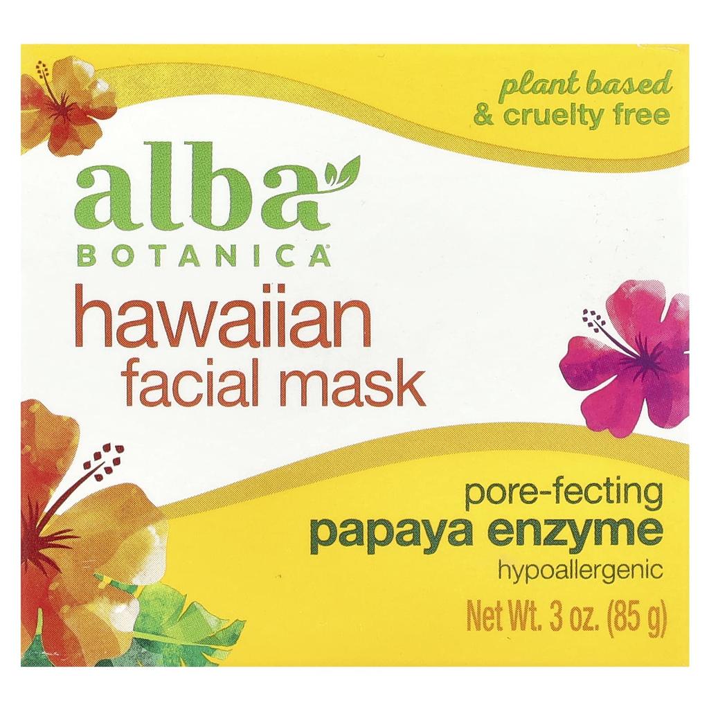 Hawaiian Beauty Facial Mask, Papaya Enzyme for Pore Control, 85G(3Oz)