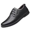 Old Man's Head Men's Casual Single Shoes Velvet Middle-aged and Elderly Four-season Casual Men's Shoes Dad Shoes 119010