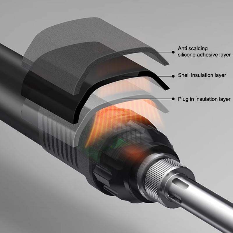 Soldering Iron Kit 60W Soldering Iron Circuit Board Repair Soldering Kit Adjustable Temperature Solder Welding Tools