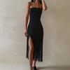 Jy22182 Dress Summer New Tassel Sexy Tube Top Split Dress Women