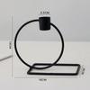 Irregular Shape Tabletop Candle Holders Metal Candle Stand New Candlelight Dinner Props  Bedroom
