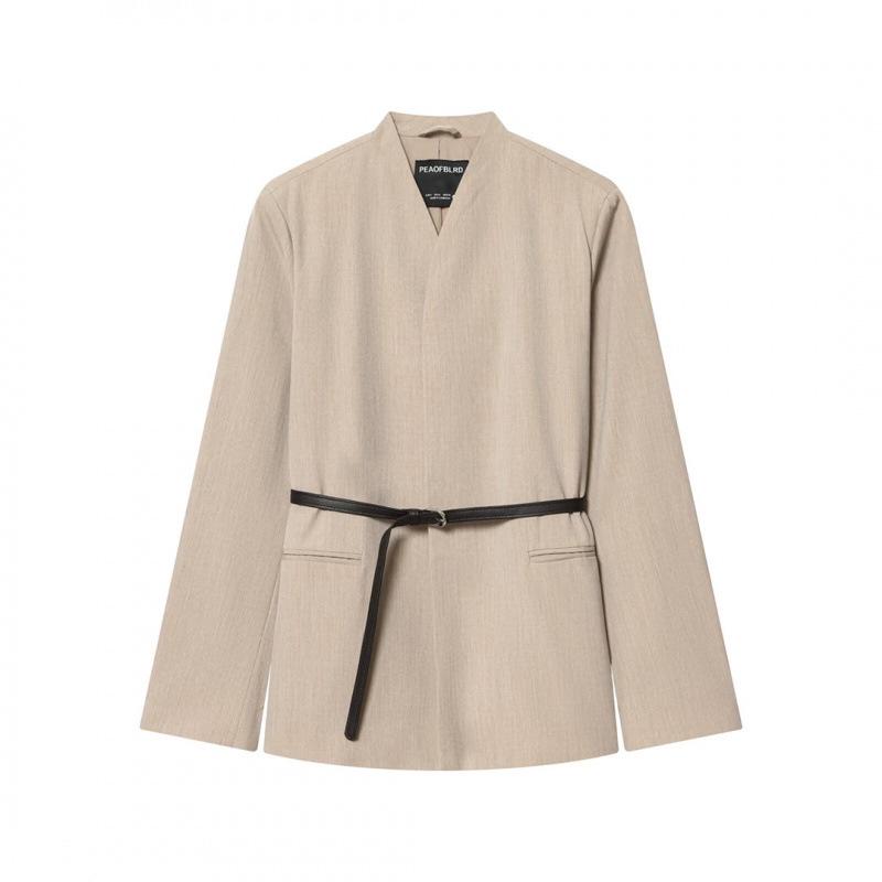 2026 Spring Collection: European & American Versatile Belted Casual Suit