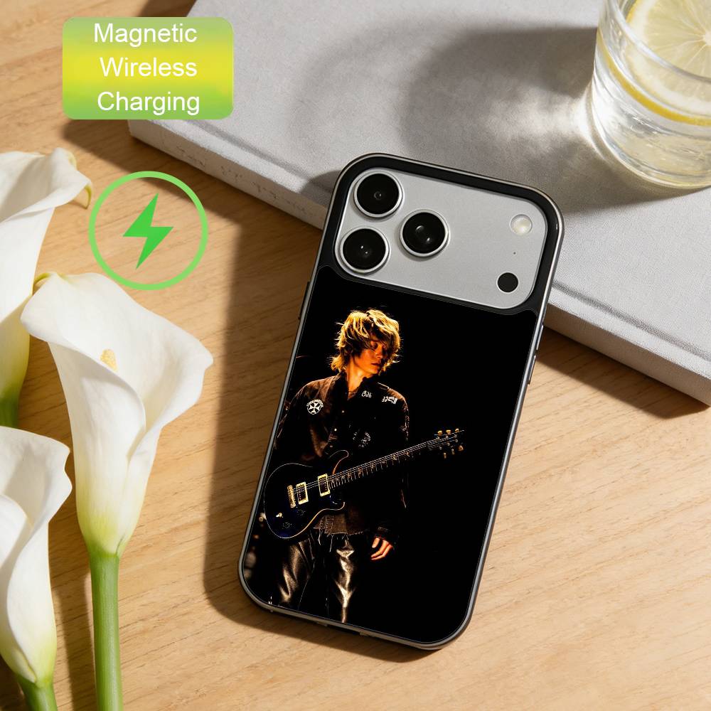 

Alt-Punk F-Fusion O-ONE OK ROCK Phone Case For iPhone17,16,15,14,13,12,11 Max Black Wireless Charging Protecitve Cover iPhone13