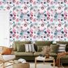 Beautiful colorful spring flowers wallpaper for living room and bedroom 50x1000