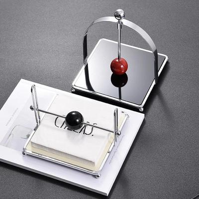 Stainless Steel Tissue Stand Metal Napkin Holder Dispenser Display Rack for Home Kitchen Bathroom Restaurant and Bar For Kitchen