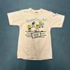 Vintage Single Stitch Peach Colored The Georgia Peaches Cartoon Graphic Tshirt