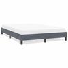 VidaXL Bed Frames Without Mattress Dark Grey 140x210 Cm Velvet, Bed, Bed Base, Velvet Bed, Bedroom Furniture, 4101356