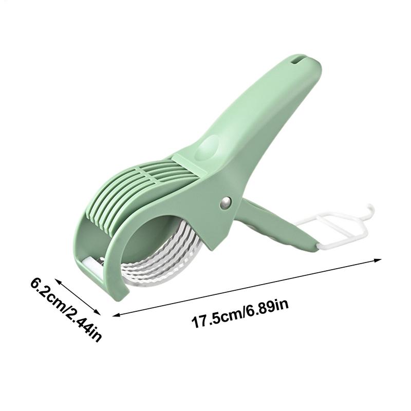 Stainless Steel Manual Slicer Fruit Vegetable Press Slicer Sausage Salad Cutter Kitchen Gadgets Fruit Chopping Tool