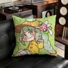 Cute Game TTrickcal Anime Pillow Case Antidustmite Pillowcase Invisible zipper silky short plush Sofa cushion cover