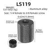 Universal 1/4inch Female To 3/8inch Female Screw Mount For Action Camera Stabilizers Gimbals