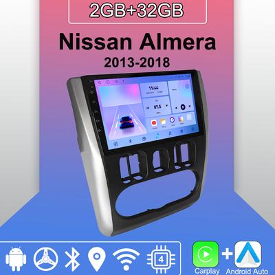 Android Carplay Autoradio für Nissan Almera 2013-2018 Multimedia-Player Head Unit Stereo GPS-Navigation BT WIFI 2 + 32GB