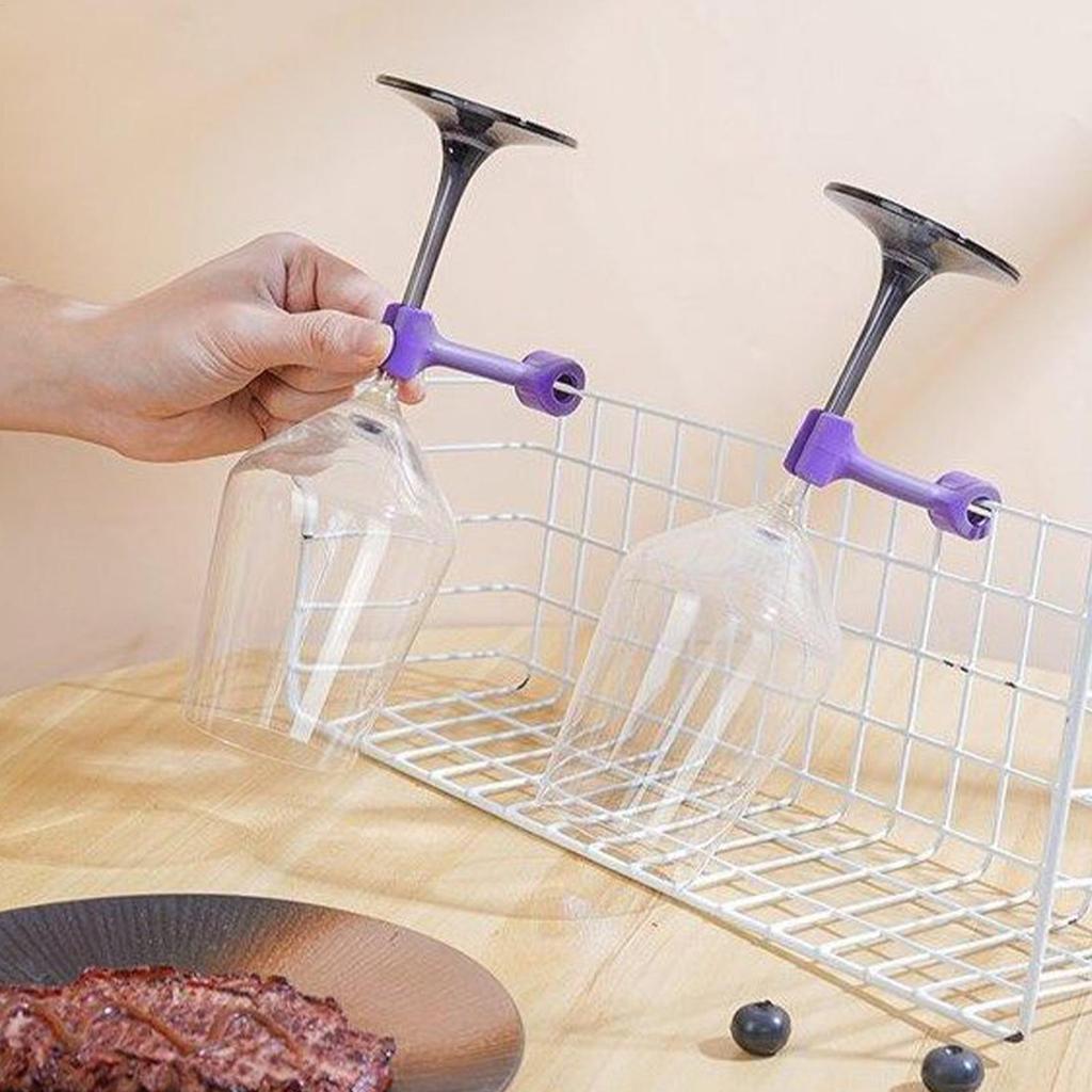 Anti-Slip Wine Glass Holder for Dishwasher, Space Saving Dishwasher Rack for Party Cleanup, Daily Wash Saver for Home Housewife