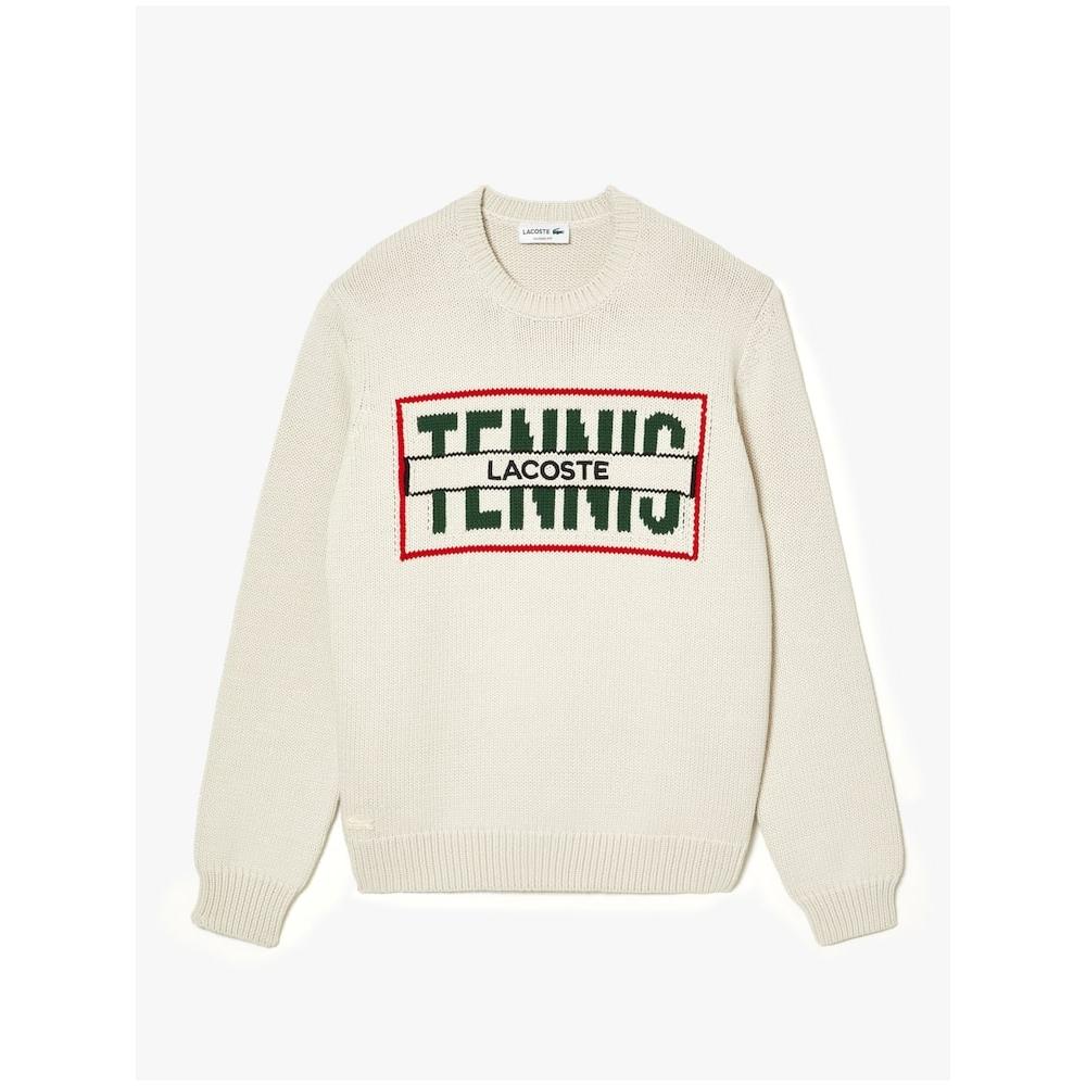 

LACOSTE Men s Tennis Wadding Intarsia Crewneck Pullover AH0815 53N R1T Q2NAH0815 53NR1T