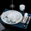 Chinese Style Ceramic 8-Piece Tableware Set