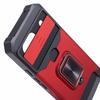 For Google Pixel 8a Cover Camera Slide Lid Card Holder Cell Phone Case with Ring Kickstand
