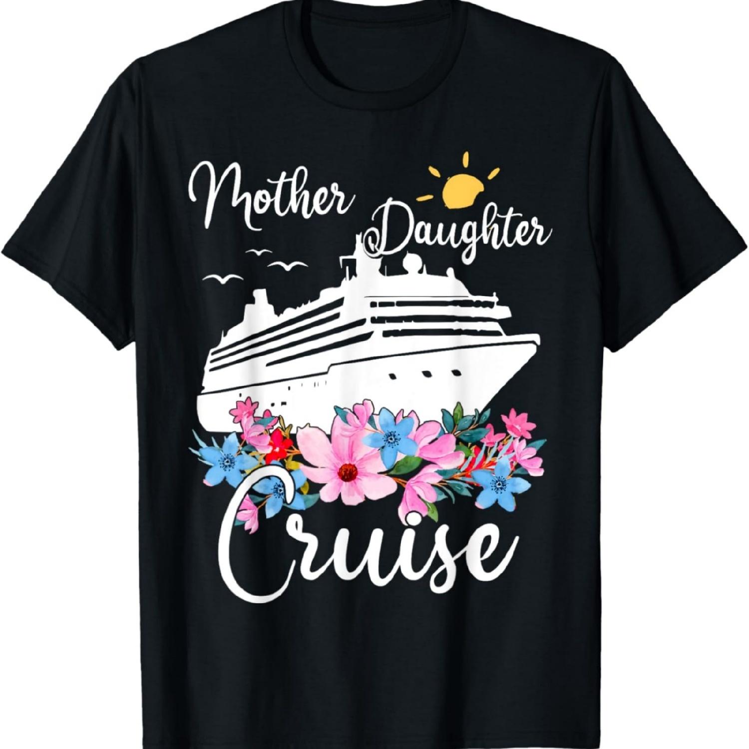 Mother Daughter Cruise Floral Cruise Ship T-Shirt XXXXXL разноцветный