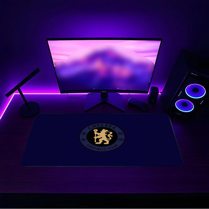 Chelsea F.C (12) Mouse pad with a non slip rubber base suitable for home offices and an ideal gift for gamers