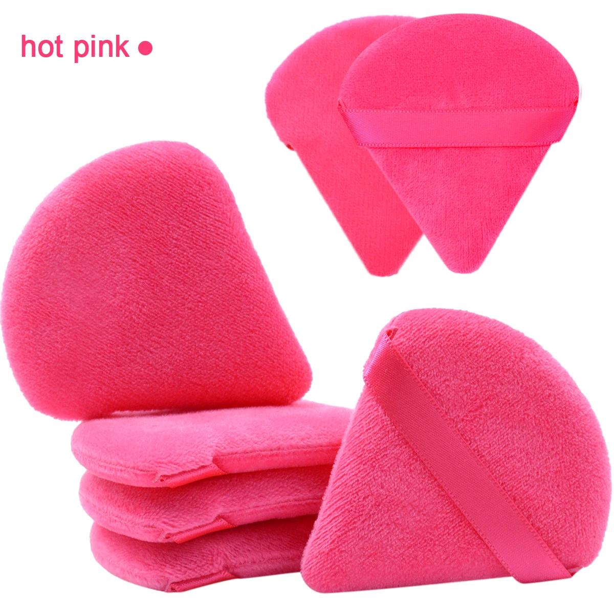 

Wholesale makeup brushes 7Pcs Triangel Makeup Powder Puff Soft Velvet Cosmetic Sponges For Contouring, Eye Corners Air Cushion