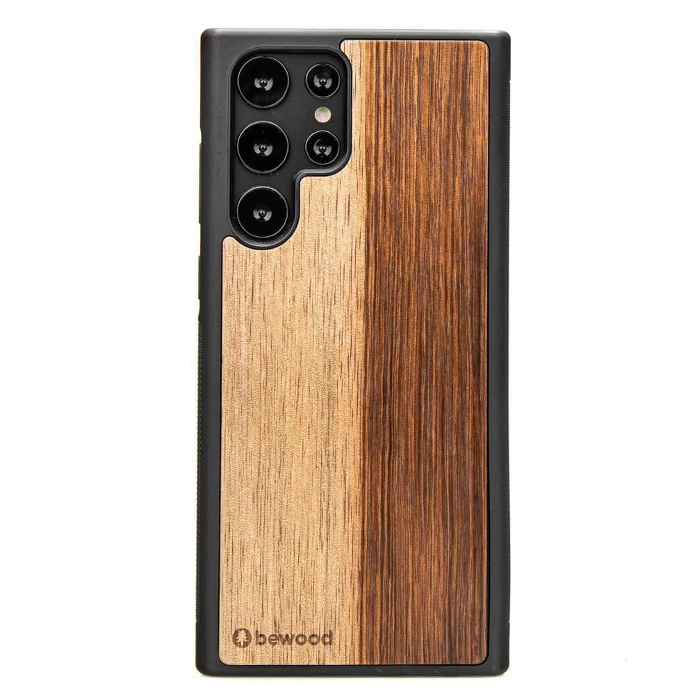 Wooden Case for Samsung Galaxy S22 Ultra mango