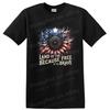 Land of the Free Sunflower T Shirt Because of the Brave 250 Anniversary Tee