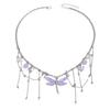Animalinspired Alloy Dragonfly Choker With Gold Plating For Casual Wear