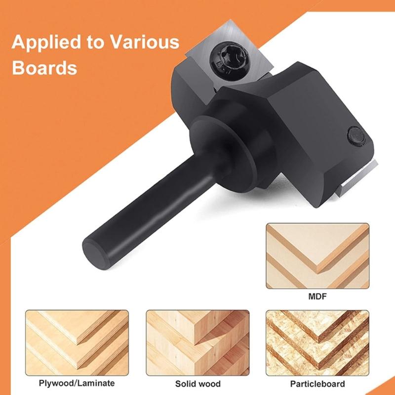 Precise Slotting 2Flute Router Bit with 25.4mm/38.1mm Blade Widths Option for Laminates and Composite Materials