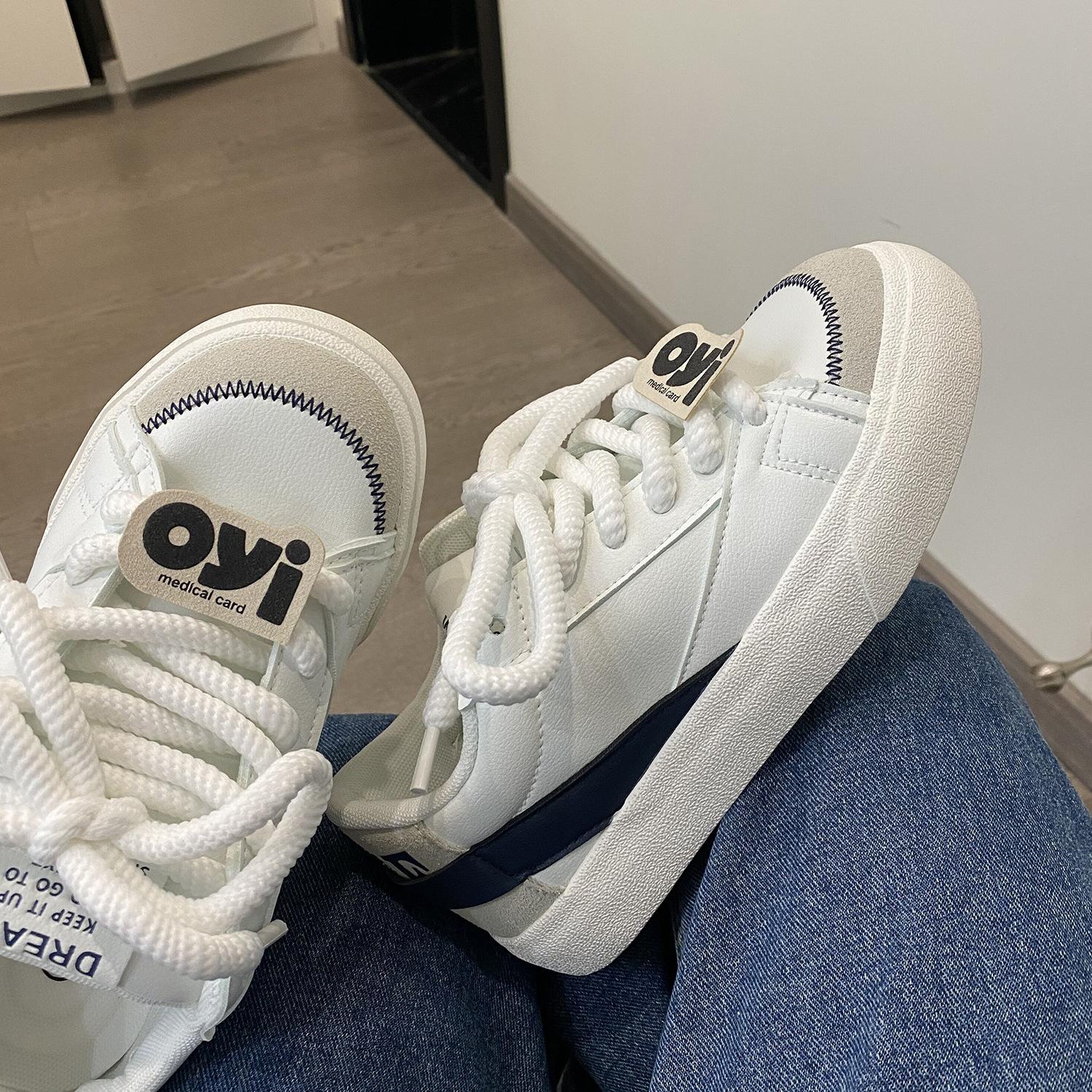 

Женские осенние дышащие повседневные парусиновые туфли Женские универсальные американское ретро 35