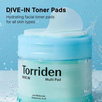 Tauchen Sie ein in niedermolekulare Hyaluronsäure-Multi-Pads, 80 Pads