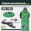 5 Pin Female Plug DN-34A 9 Button Recliner Remote Controller for Heat Vibration & Up/Down, 3 Vibration Mode & 3 Massage Time Option with 1 USB