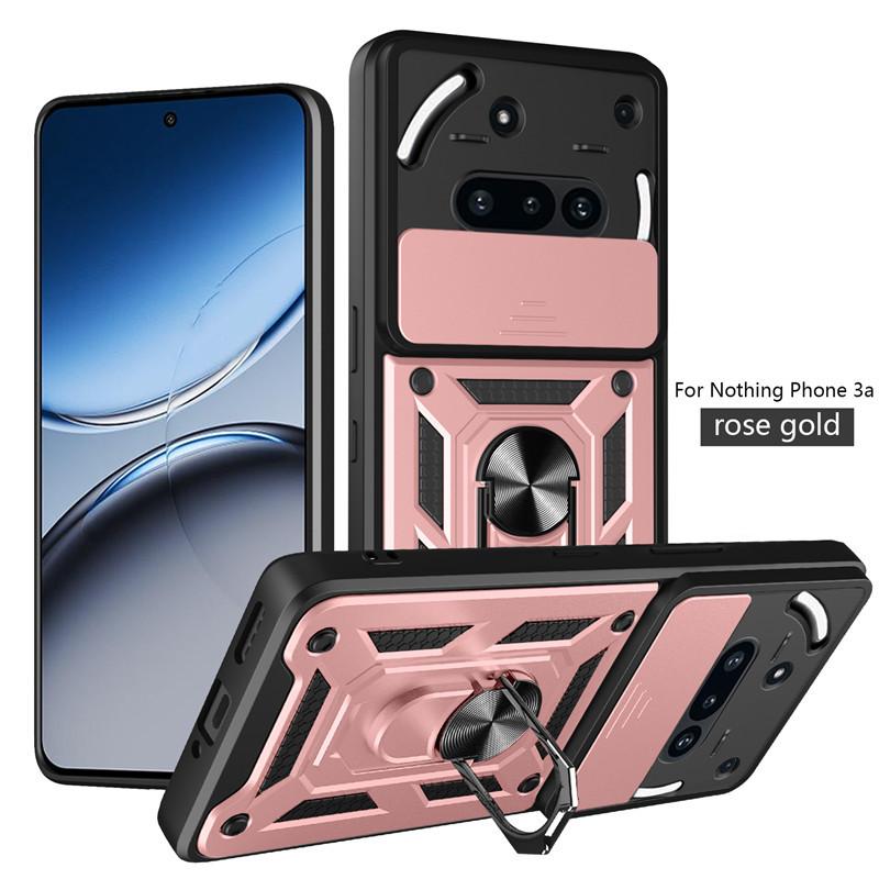 Applicable To Nothing Phone 4a Pro Shunjia Sliding Window 3a Rotating Invisible Bracket To Protect The Mobile Phone Case
