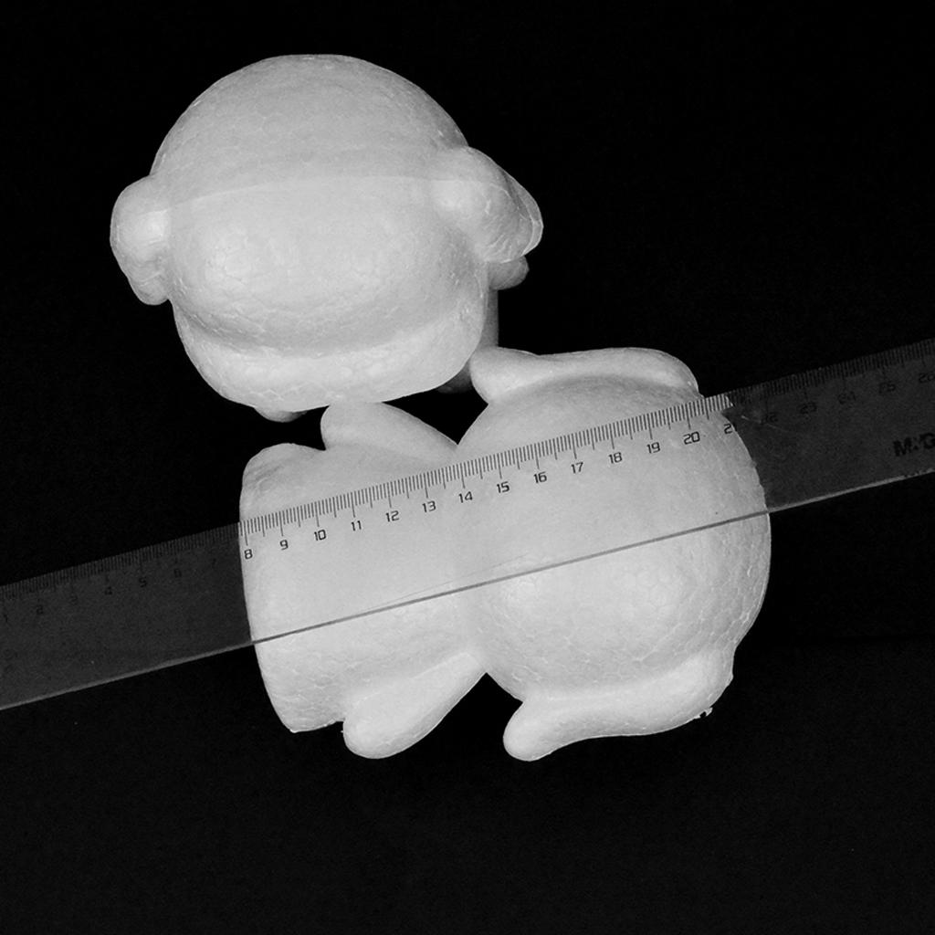 2Pcs Polystyrene Foam Brick - for Sculpture, Modeling, and Crafts - White, 11 x 13cm