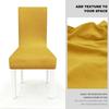 Thick Chair Cover Soft Velvet Dining Room Chair Slipcover  for Office Banquet Restaurant