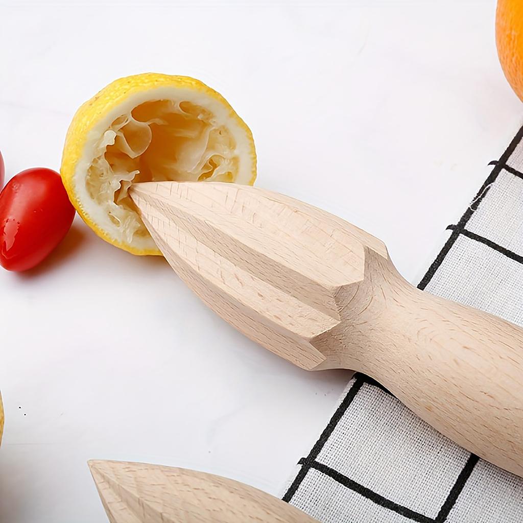 Manual Wooden Lemon Juicer Reamer Squeezer For Lemons And Orange