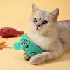 Cute Cat Toys Funny Interactive Plush Cat Toy Mini Teeth Grinding Catnip Toys Kitten Chewing Squeaky Toy Pets Accessories