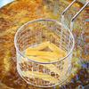 Reusable French Fry Basket Stainless Steel Frying Basket Portable Strainers  Kitchen Frying Tools