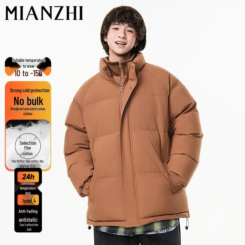 

Men s Winter Stand Collar Padded Jacket 3XL