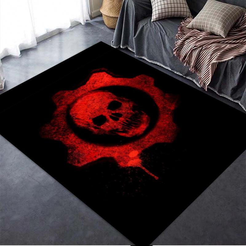 Gears War Carpet Rug For Living Room Bedroom Home Sofa Decorationkids Play Nonslip Floor Mat