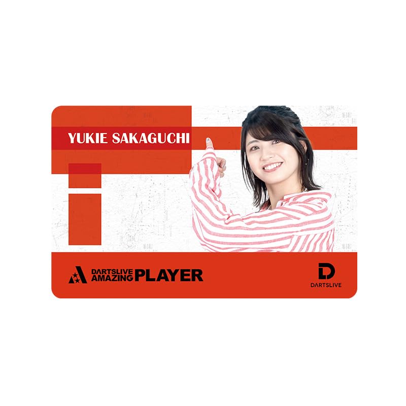 DARTSLIVE PLAYER GOODS 3rd Edition Yukie Sakaguchi with DARTSLIVE 2 Award Movie