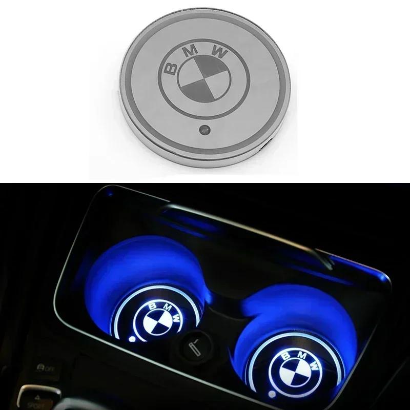 

2025 E46 x5 1pcs Colorful Car Light Anti Slip Water coaster Mat pad For BMW M E39 E36 E60 E90 E3A4 E46 F30 F10 F20 X5 E53 E34 X1 серый