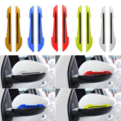 1 Paio Adesivo Decorativo Anticollisione Montaggio Specchietto Retrovisore Laterale Riflettente Car Styling Auto