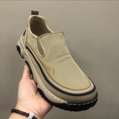 YRZL Anti Slip Loafers Shoes Men Breathable Mesh Casual Shoes Lightweight Walking Slip Sports Shoes Comfortable Trendy Footwear
