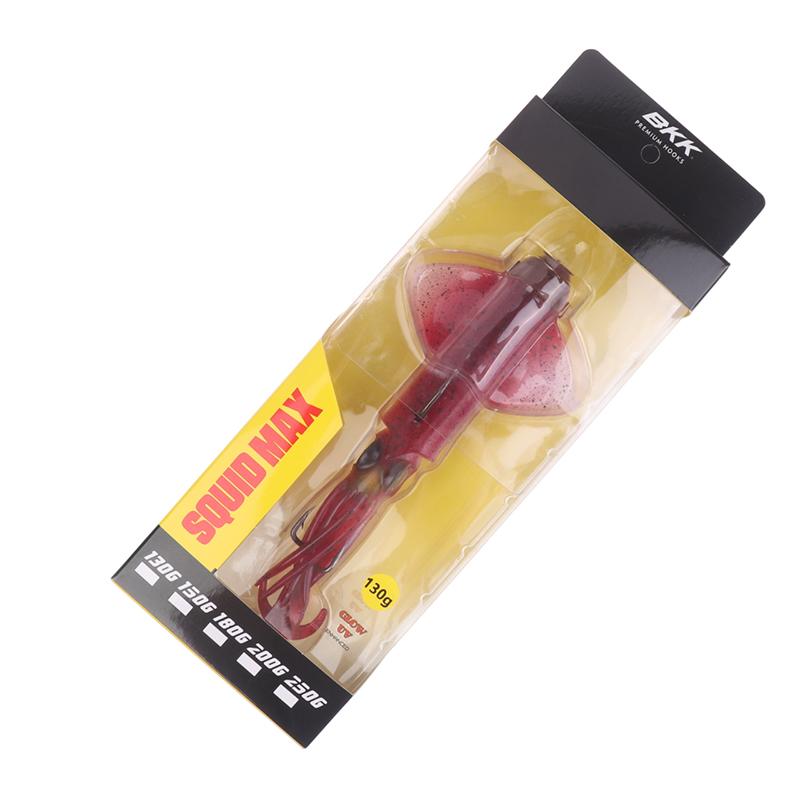 

1Pc Low Uv Squid Jig Lure-Deep Sea Night Fishing Iron Hook Bait Non-Slip Design Long Casting