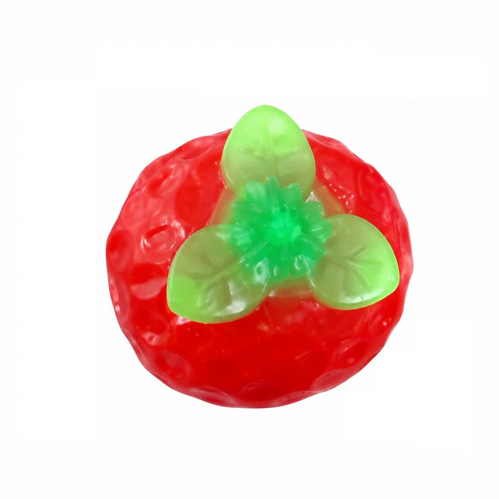 Strawberry Shaped Stress Toy 5cm Soft Material for Hand Exercise and Sensory Play for Home Office School Use