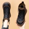 Large Size Women's Shoes 35-43 Wide Fat Feet 41 Warm Snow Boots Women's New Winter Velvet Thickened Mother Cotton Shoes