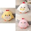 Chicken Cartoon Theme Plush Toy Backpack Pendant Cute Keyring Decoration Gift