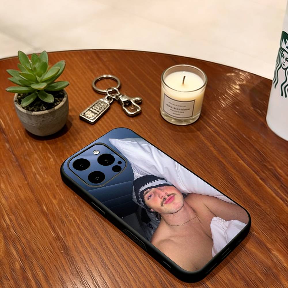 Singer Benson Boone Phone Case Soft Silicone black For IPhone 17 16 15 14 13 12 11 X XR Plus Pro Max Plus