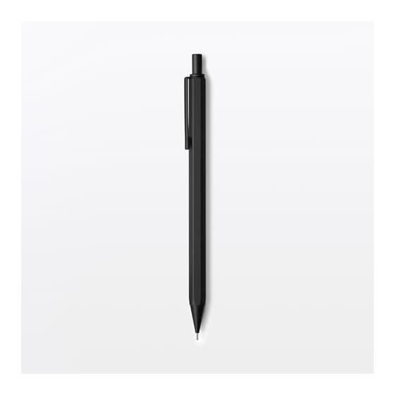 MUJI Aluminum Hexagonal Mechanical Pencil Black 0.5mm