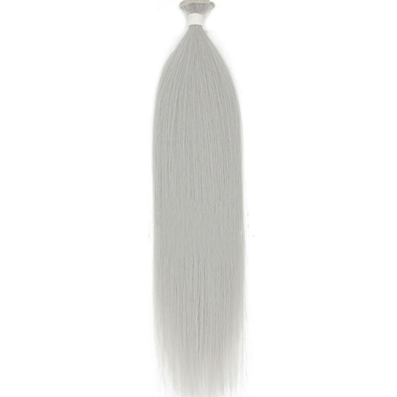 Bone Straight Hair Bundles Salon Natural Hair Extensions Fake Fibers Super Long Synthetic Yaki Straight Hair Weaving Full to End